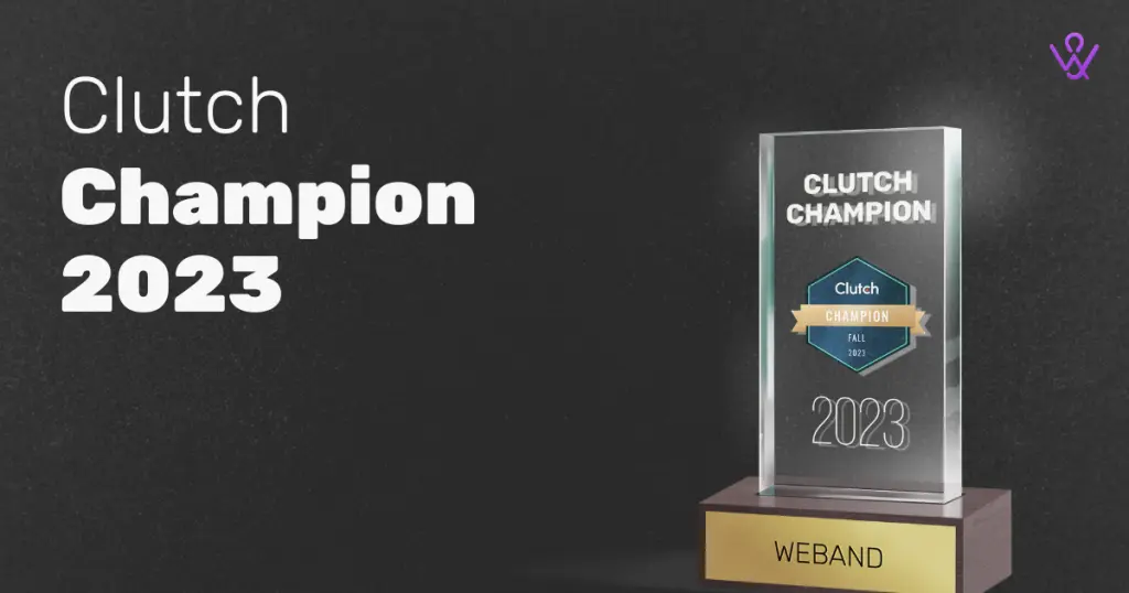 Weband honored as a Clutch Champion for 2023