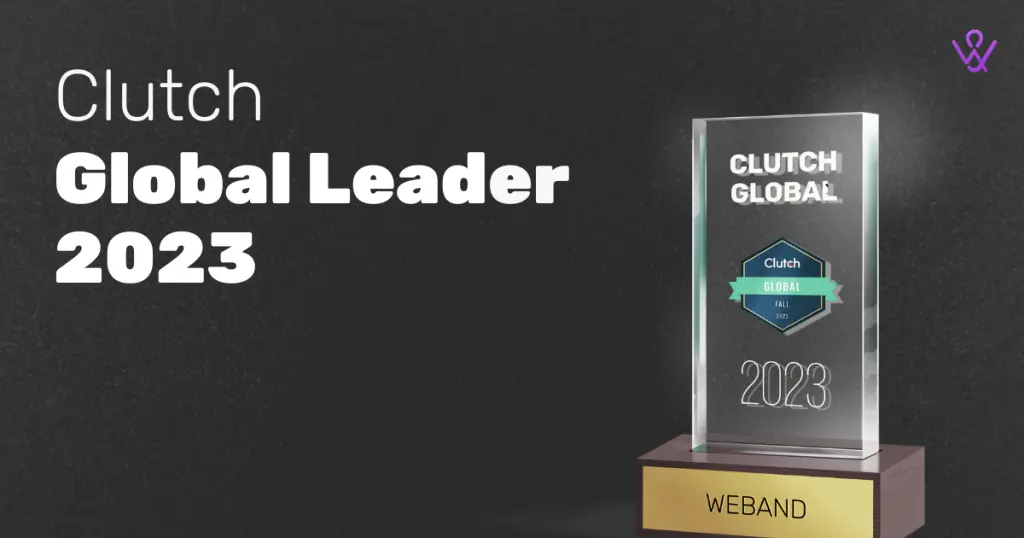 Weband recognized as a Clutch Global Leader for 2023