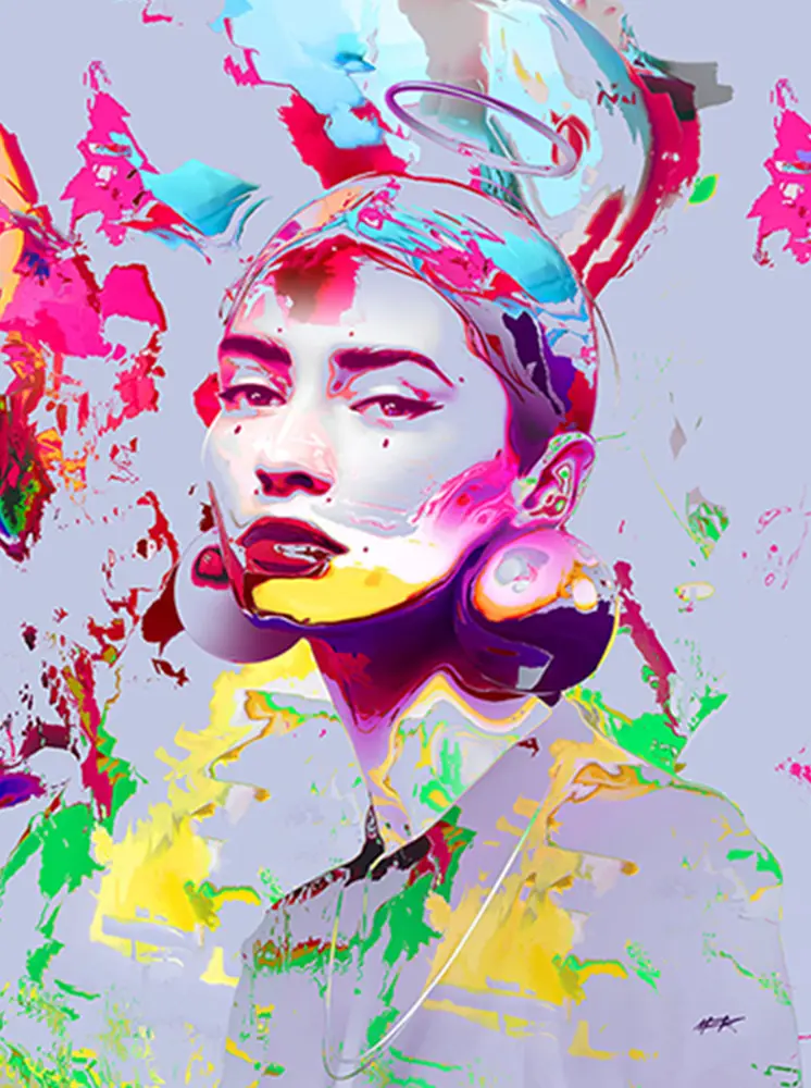 Kaloian Toshev's NFT art called "Blended Reality"