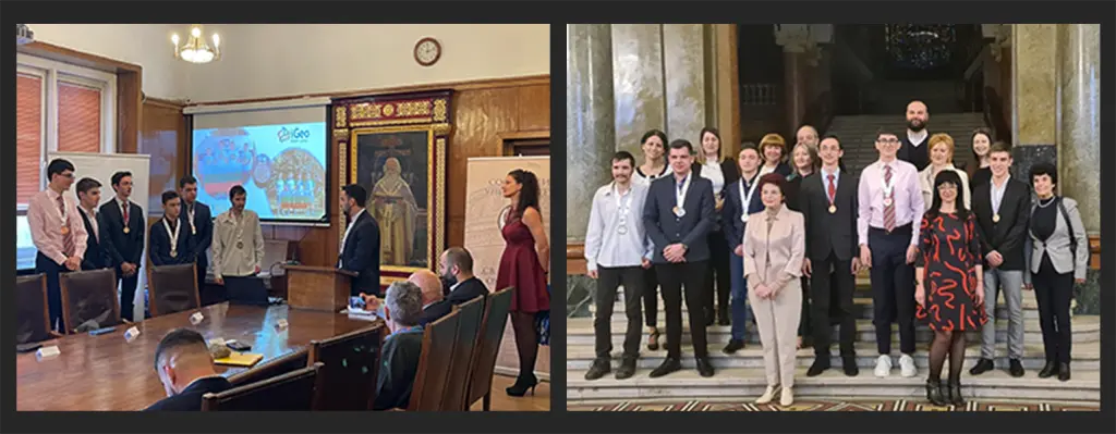 Weband participates in the awarding of medalists in International Olympiads