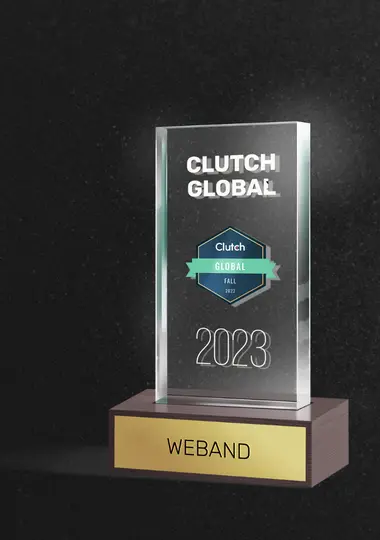 Weband с признание "Clutch Global Leader" за 2023