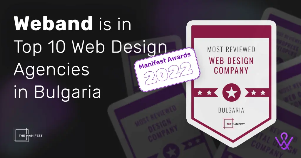 Weband in the Top 10 Web Design Companies in Bulgaria